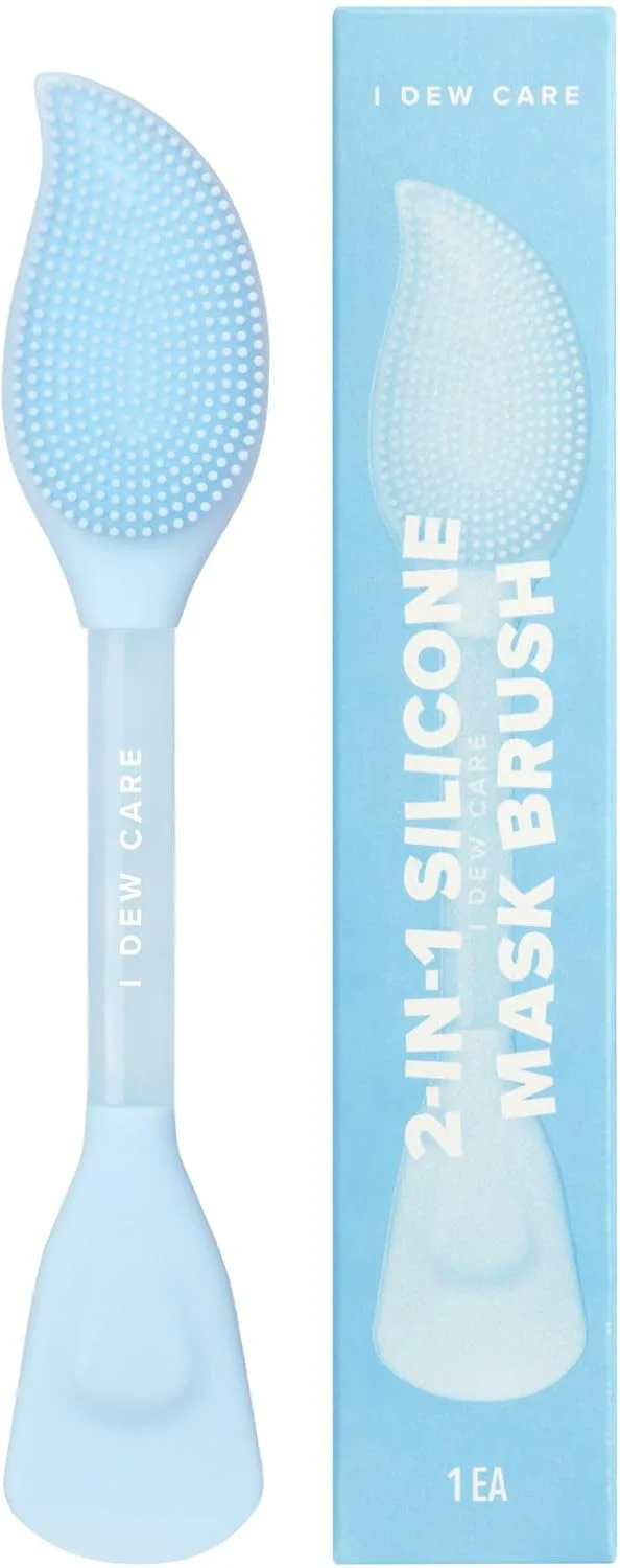 اپلیکاتور چند منظوره مراقبت از پوست آی دو کر - براش ماسک سیلیکونی سفت کننده و پاک کننده 2 در 1 | ابزار صورت بهداشتی، نرم و ابریشمی، شستشوی آسان، پایدار، پوست شیشه ای، کاردک ژله ای