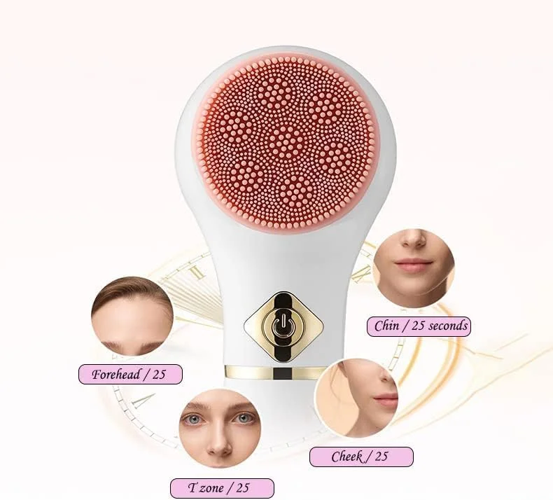 برس پاک کننده صورت 3 در 1 TTEDOYE، برس پاک کننده منافذ صورت، ابزار پاک کننده صورت، سفید