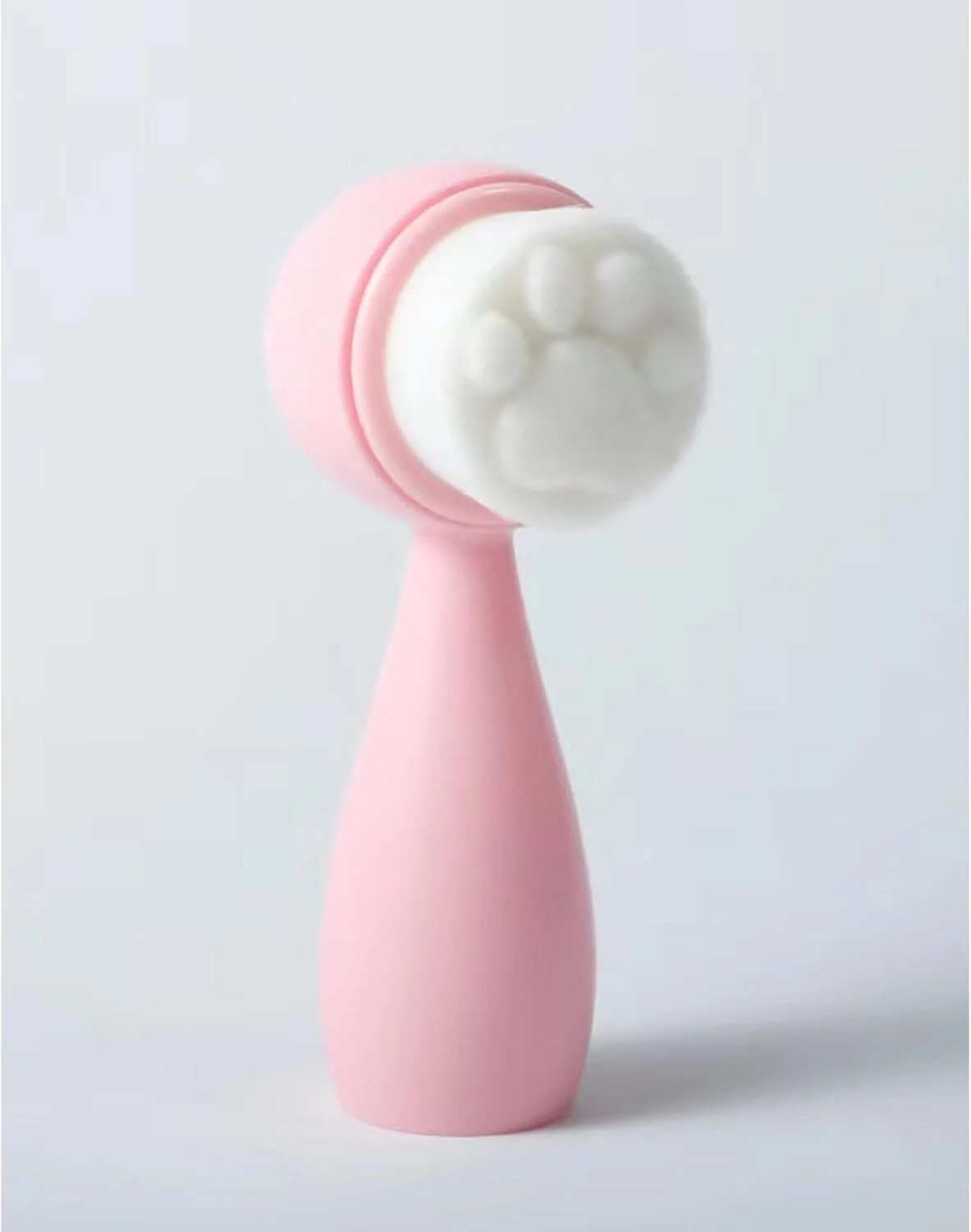 برس پاک کننده دستی صورت، برس صورت 2 در 1 مراقبت از پوست، برس شستشوی دستی صورت برای لایه برداری عمیق منافذ و ماساژ آرایش (صورتی)