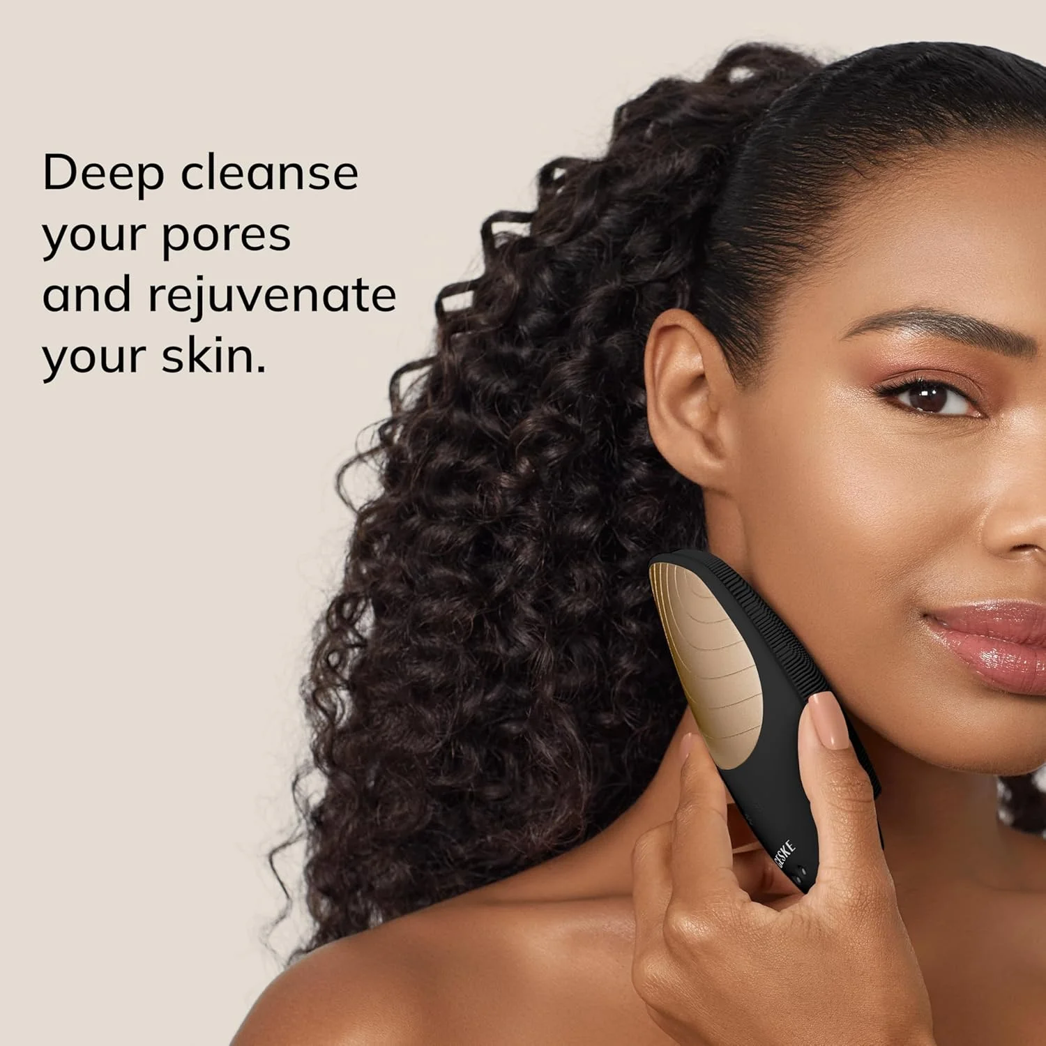 برس پاک کننده حرارتی صورت هوشمند GESKE مدل SmartAppGuided™ Sonic | 6 در 1 | پاکسازی پوست | برس پاک کننده گرمایشی | ماساژور صورت | برس برقی صورت | پاک کننده صورت