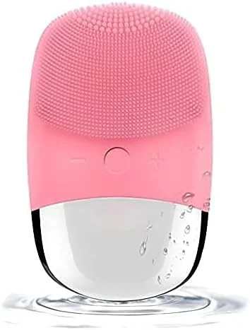 برس پاک کننده صورت، اسکرابر برقی سیلیکونی 3 در 1، ماساژور صورت سونیک، ضد آب IPX7، برس اسکراب صورت برای پاکسازی عمیق، از بین برنده جوش های سرسیاه، لایه بردار