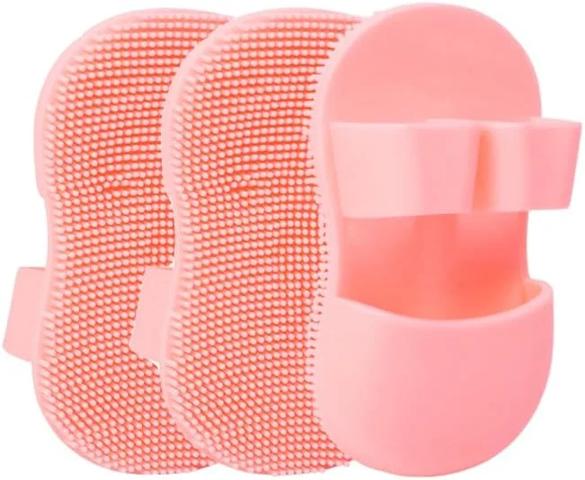 ست ۳ عددی برس پاک کننده عمیق صورت سیلیکونی نرم، مناسب بانوان، برای پاکسازی جوش های سرسیاه و آکنه، ۸.۵ * ۵ * ۲.۵ سانتی متر، صورتی
