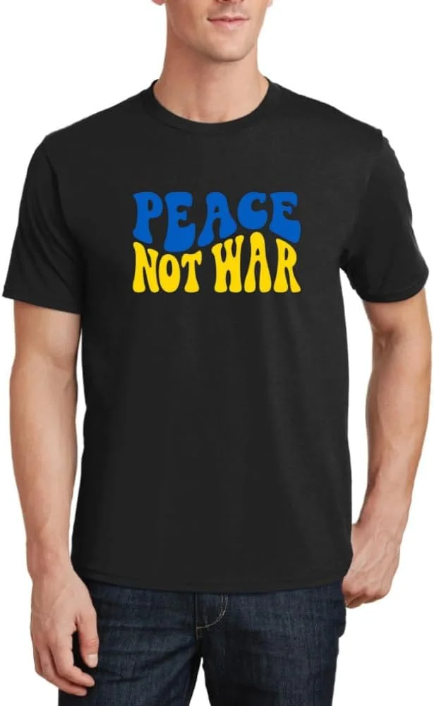 تی شرت مردانه طرح صلح و عشق - پنبه ای آستین کوتاه یقه گرد | پارچه نرم و تنفس پذیر | لباس غیر رسمی برای راحتی روزمره | هدیه برای مناسبت های خاص تی شرت مردانه طرح صلح و عشق - پنبه ای آستین کوتاه یقه گرد | پارچه نرم و تنفس پذیر | لباس غیر رسمی برای راحتی روزمره | هدیه برای مناسبت های خاص