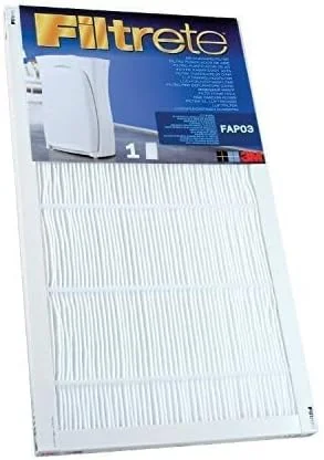 فیلتر تصفیه هوا و فیلتر جایگزین دستگاه FAP03 فیلترت، 1 عدد در بسته | جایگزین | جذب ذرات معلق در هوا | نرخ تحویل هوای پاک بالاتر | فیلتراسیون مناسب برای بهبود کیفیت هوای خانه