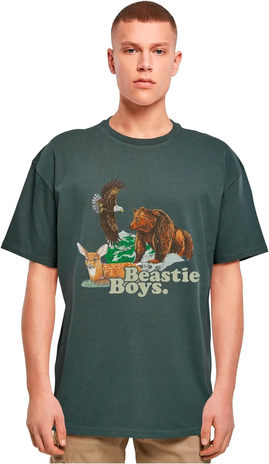 تی شرت مردانه Mister Tee Mt3129-beastie Boys Animal Tee (تک عددی)