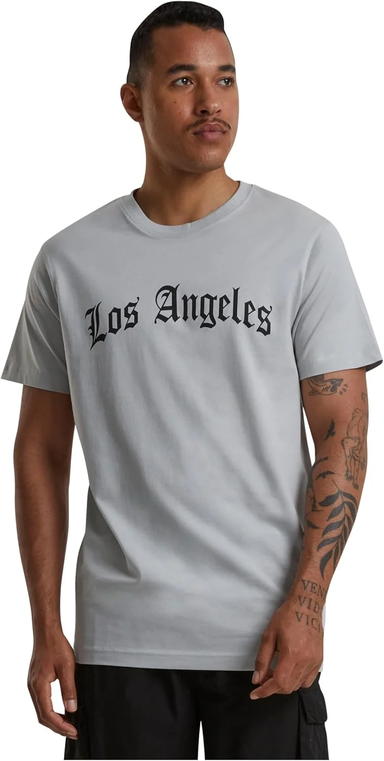 تی شرت مردانه Mister Tee مدل Mt1578-los Angeles (تک عددی)