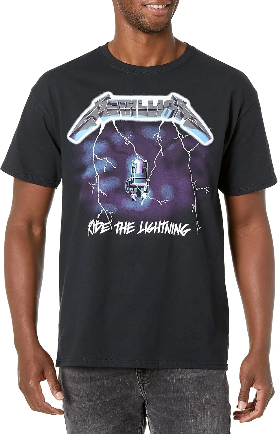 تی شرت متالیکا طرح Ride The Lightning مناسب بزرگسال