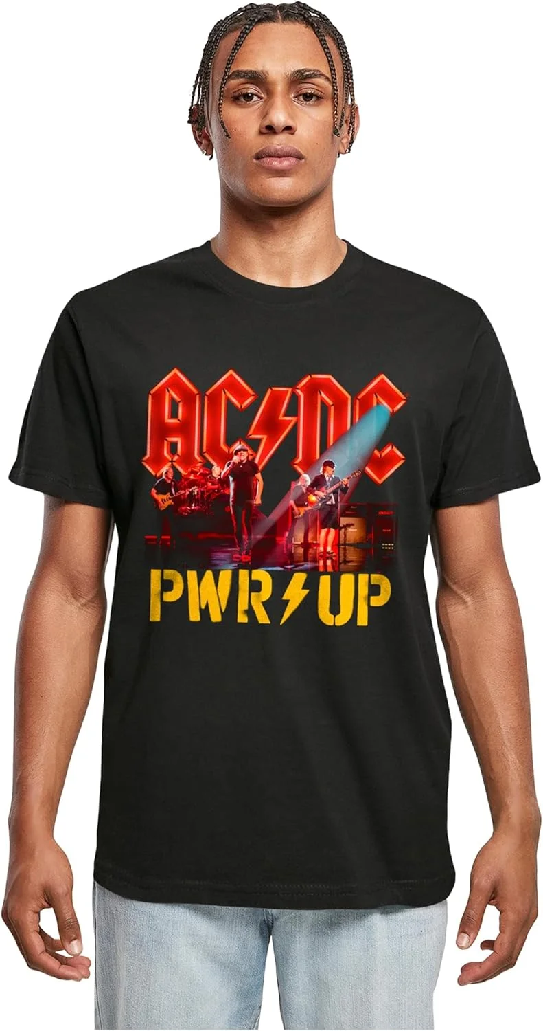 تی شرت مردانه مدل Mp5011702-acdc - Pwrup Stage Lights (بسته 1 عددی)