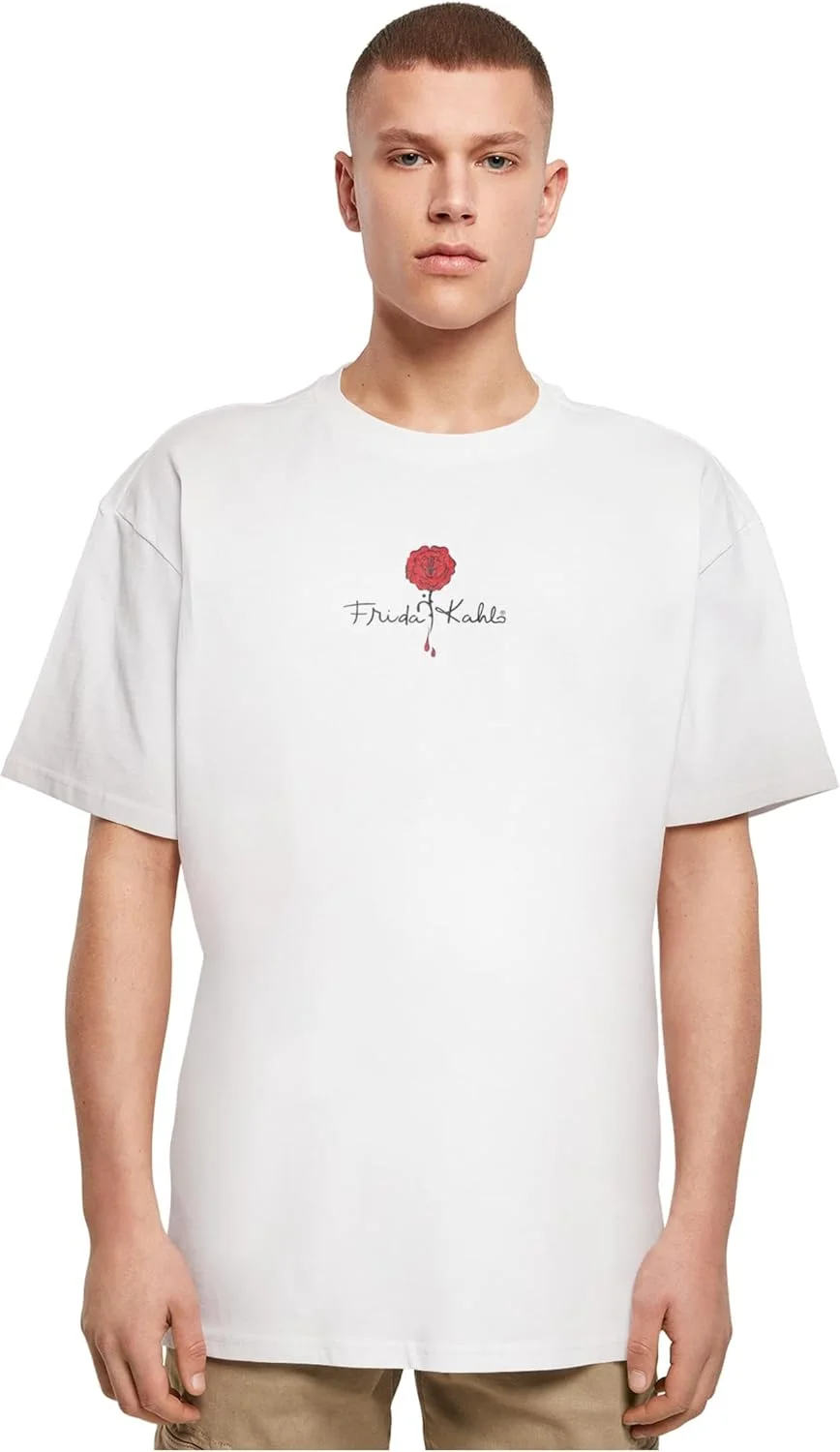 تی شرت مردانه مدل Mp5000160-frida Kahlo - Logo Rose Heavy Oversize (تک عددی)