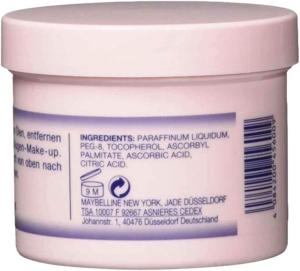 پدهای پاک کننده آرایش چشم میبلین جید، مناسب برای آرایش ضد آب، بسته 50 عددی