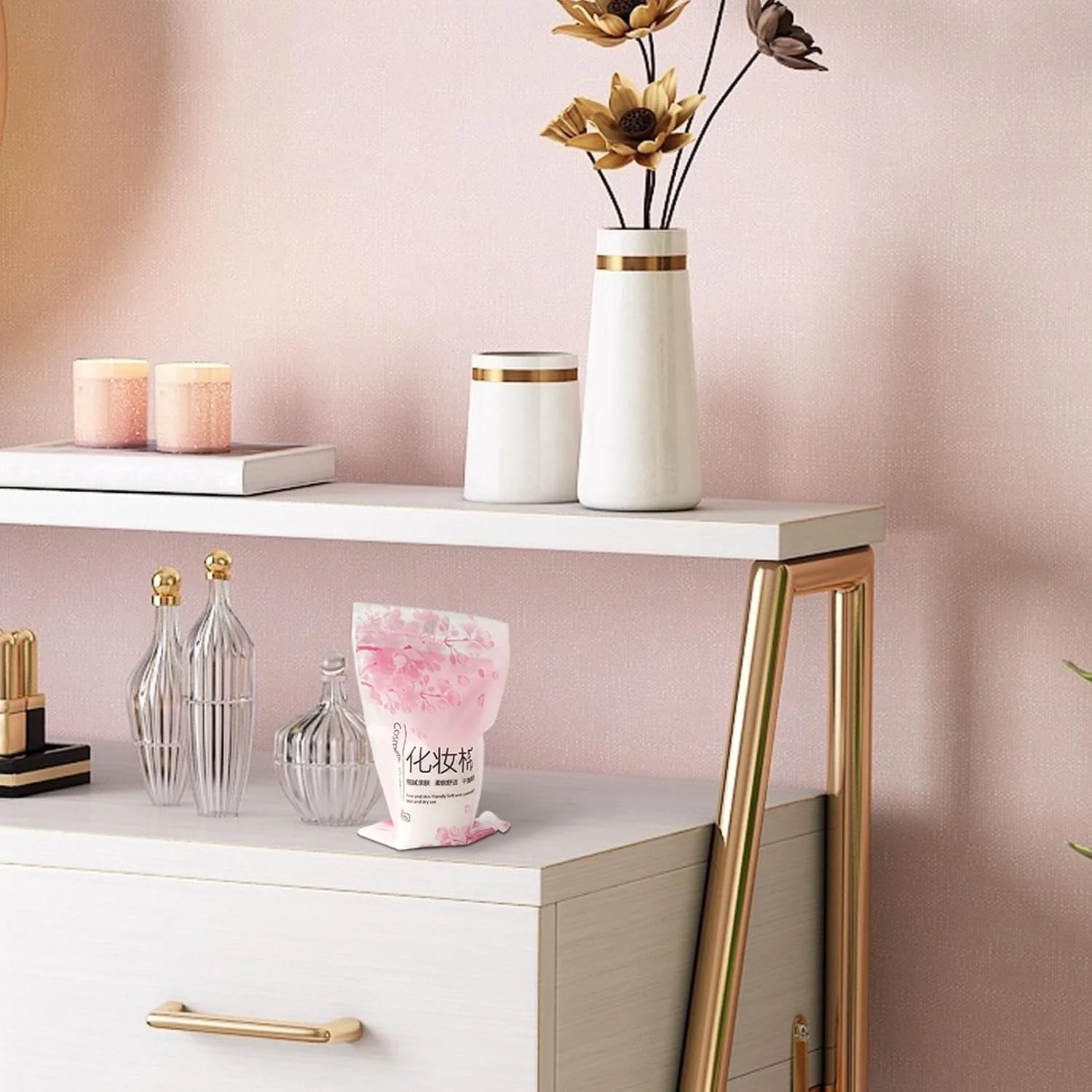 پدهای پاک کننده آرایش صورت - پدهای پنبه ای صورت برای پاک کردن آرایش | ابزار صورت پدهای نرم و طبیعی برای تمیز کردن پوست، چشم، شستشو در خانه، مسافرت، زنان و دختران