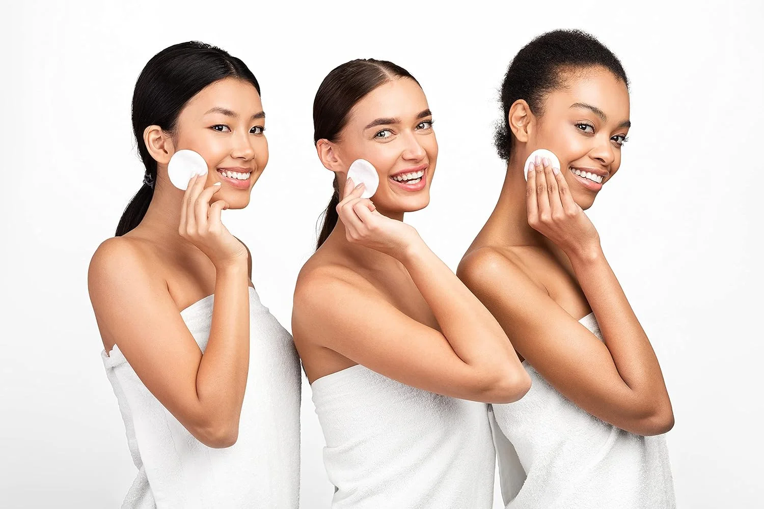 پدهای پنبه ای ارگانیک، 400 عدد - پدهای پاک کننده آرایش صورت، بدون پرز