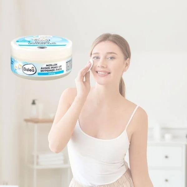 پدهای پاک کننده آرایش چشم Balea حاوی روغن ضد آب، بسته 2 عددی (2 × 50 عدد)