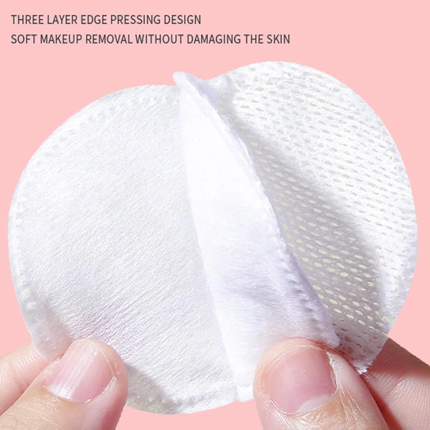 پدهای پاک کننده آرایش پریمیوم BIGTHREE، ۱۰۰٪ پنبه طبیعی، پدهای گرد دو طرفه با اثر پاک کنندگی دوگانه برای صورت و پاک کردن مواد آرایشی (۲۰۰ عدد)، ایده آل برای مراقبت روزانه از پوست و ست های هدیه
