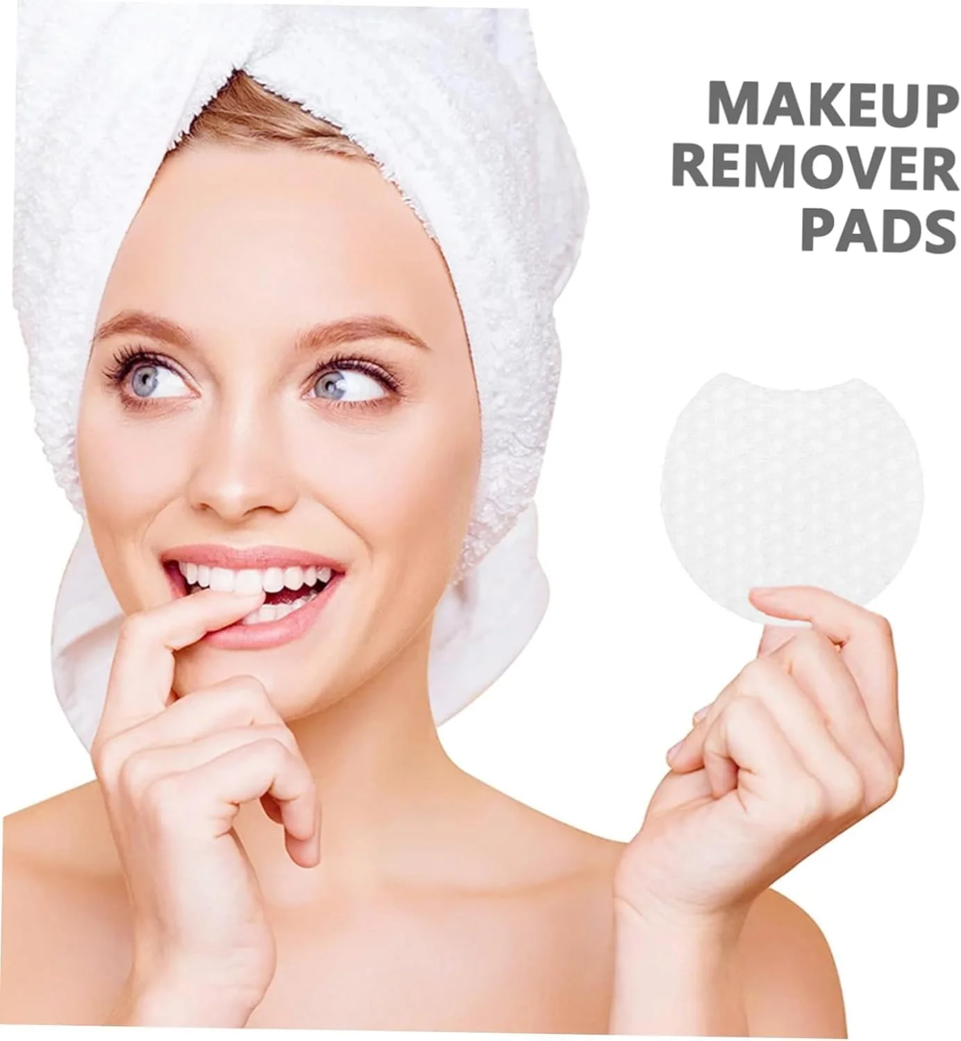 پدهای پاک کننده آرایش پنبه ای طرح مروارید NALACAL، 600 پد آرایش چشم، بدون پرز، دستمال مرطوب آرایشی سازگار با پوست، برای پاک کردن آرایش