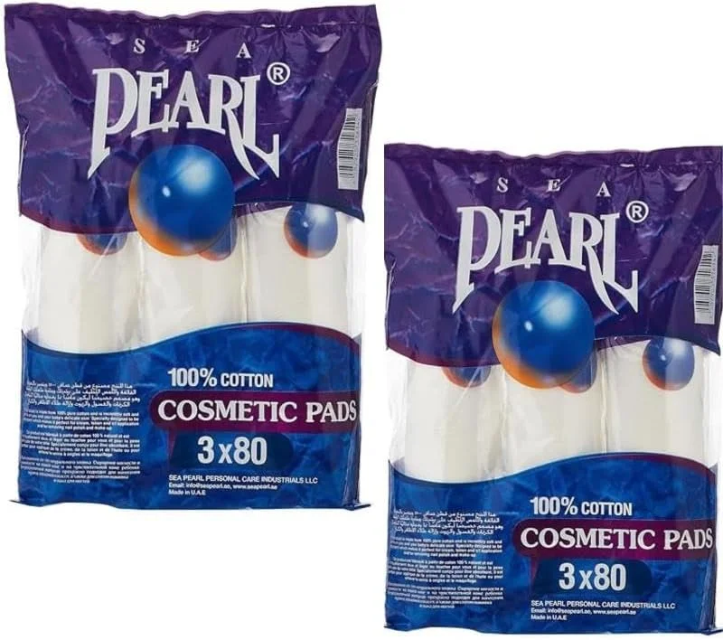پدهای آرایشی پنبه ای Sea Pearl (بسته 3 عددی X 80 X 2)