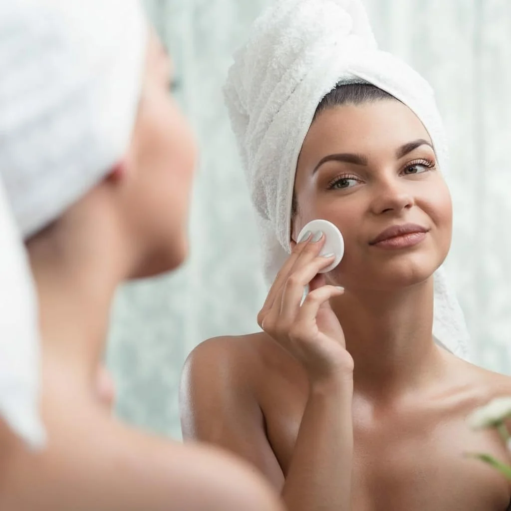 پدهای پنبه ای پاک کننده صورت، پدهای گرد پنبه ای، ضد حساسیت، پدهای پاک کننده آرایش بدون پرز، 100% پنبه خالص، مناسب سفر، پدهای پنبه ای با کیفیت بالا و قابل حمل، برای پاکسازی صورت و تونر صورت (بسته 5 عددی)