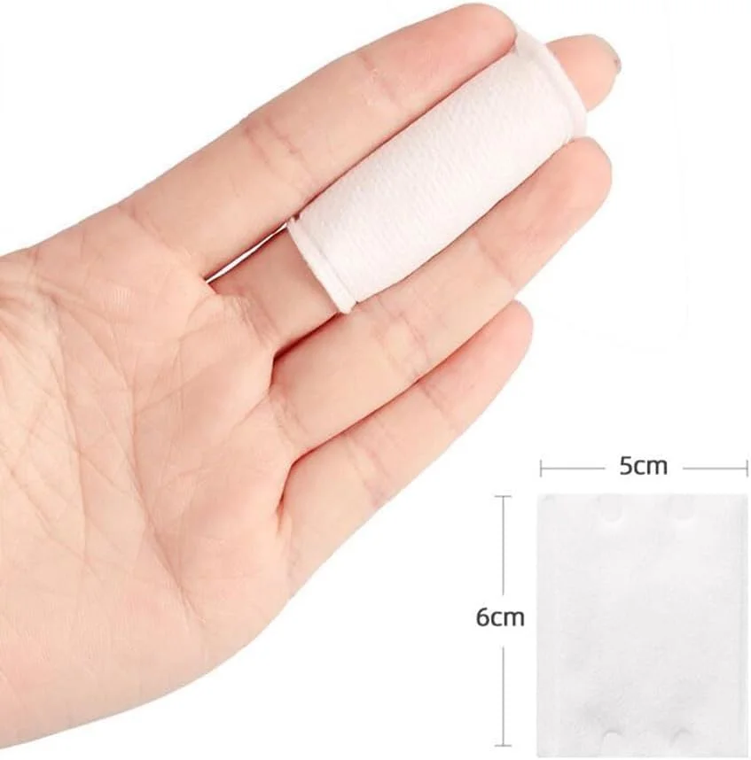 پدهای کتان، پد پاک کننده آرایش 222 عددی، پدهای کتان ضخیم و جاذب خالص برای آرایش، پدهای کتان صورت