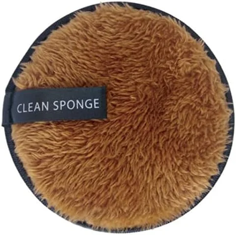 حوله پاک کننده آرایش صورت میکروفایبر قابل شستشو (مشکی، قهوه ای، سفید، 3 عدد)