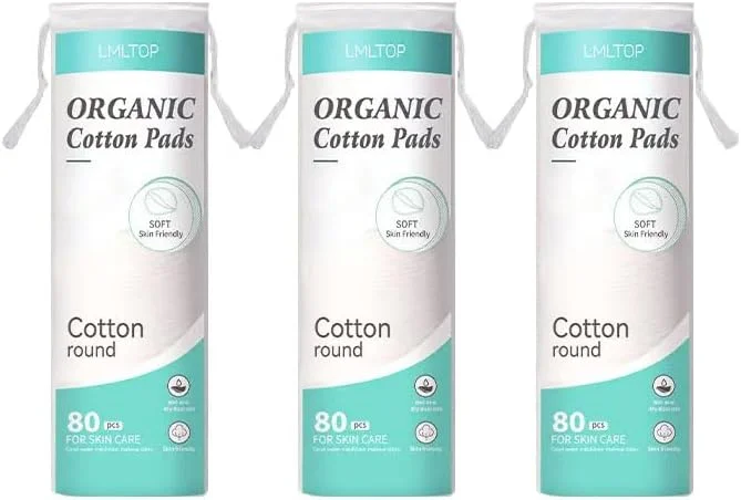 پدهای پنبه ای 100% ارگانیک Organyc - پدهای پاک کننده آرایش، ضد حساسیت، پنبه زیست تخریب پذیر، بدون مواد شیمیایی، برای پوست های حساس (240 عدد) - زیبایی و مراقبت شخصی لوازم آرایشی روزانه