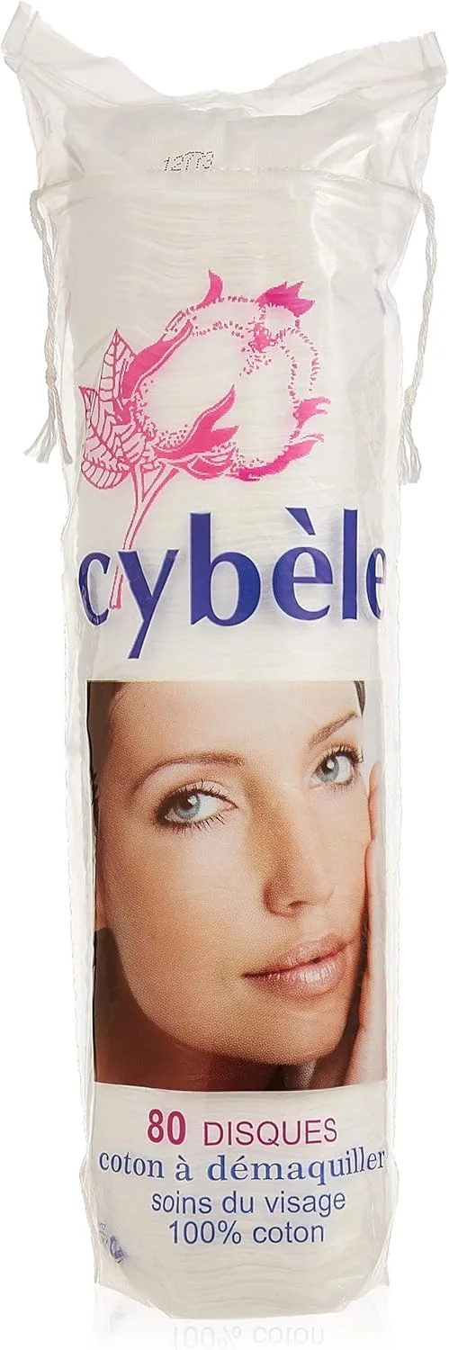 پدهای پنبه ای گرد سایبل، 80 عدد، سفید