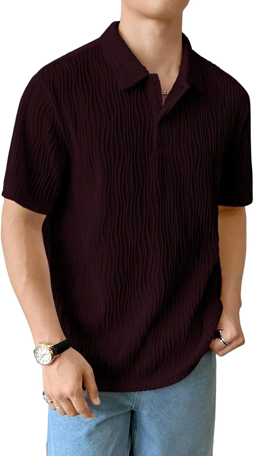 تی شرت پولو مردانه مدل LF-MT-1077 از Leriya Fashion