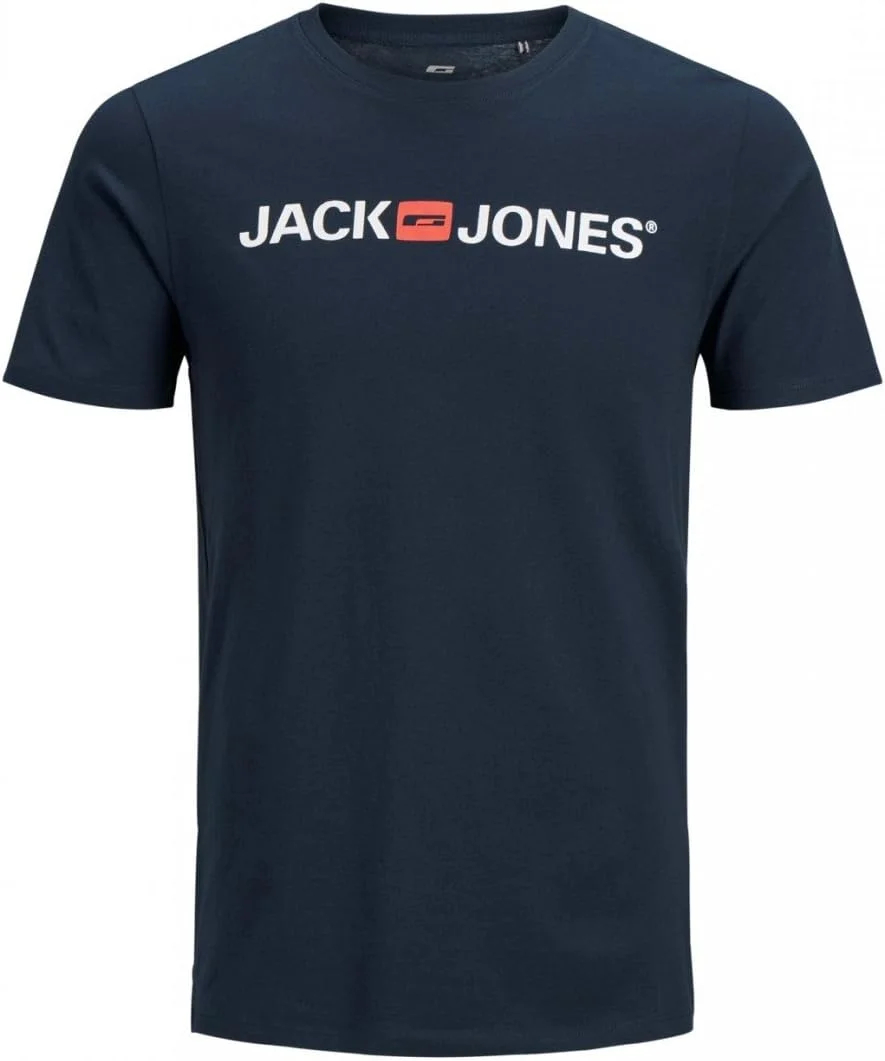 تی شرت مردانه جک اند جونز مدل Jjecorp Logo Tee SS Crew Neck Noos Slim Fit (تک بسته)