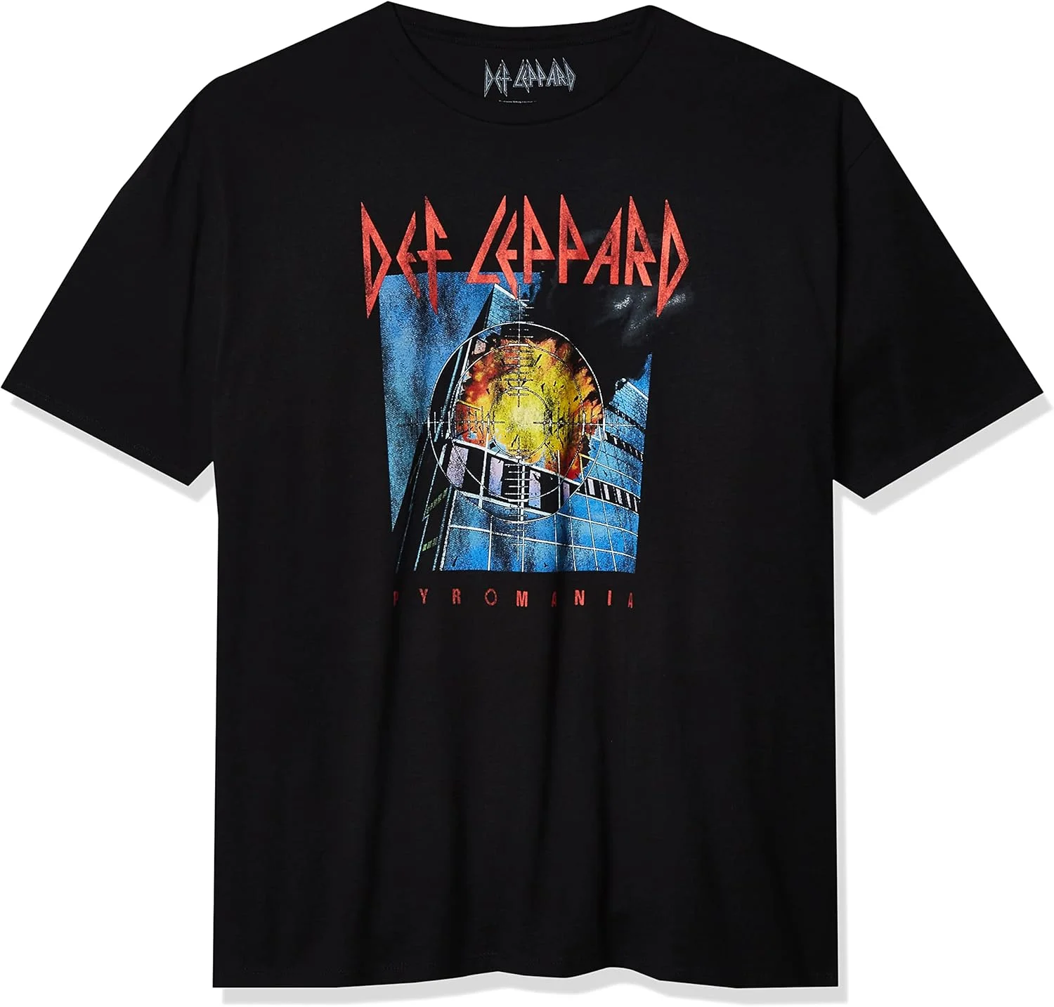 تی شرت مردانه طرح Def Leppard Pyromani
