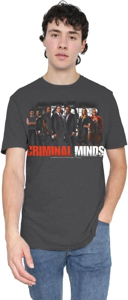 تی شرت унисекс Criminal Minds طرح Brain Trust