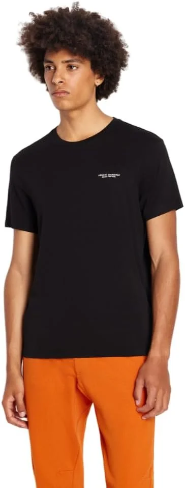 تی شرت آستین کوتاه مردانه AX Armani Exchange با لوگوی Micro Milano/NY