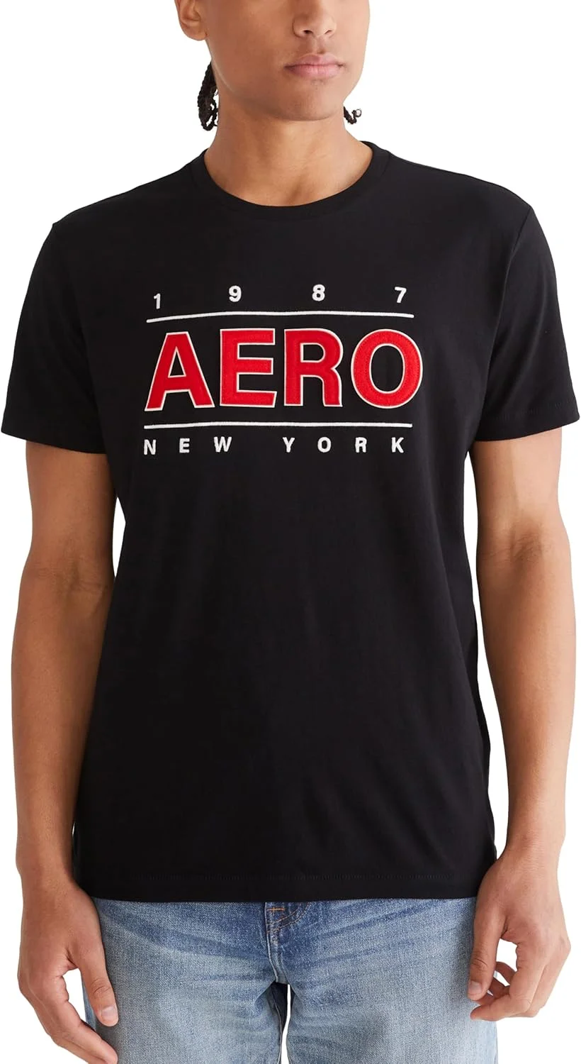 تی‌شرت مردانه AEROPOSTALE با لوگوی گرافیکی Aero Center Chest (بسته 7 عددی)
