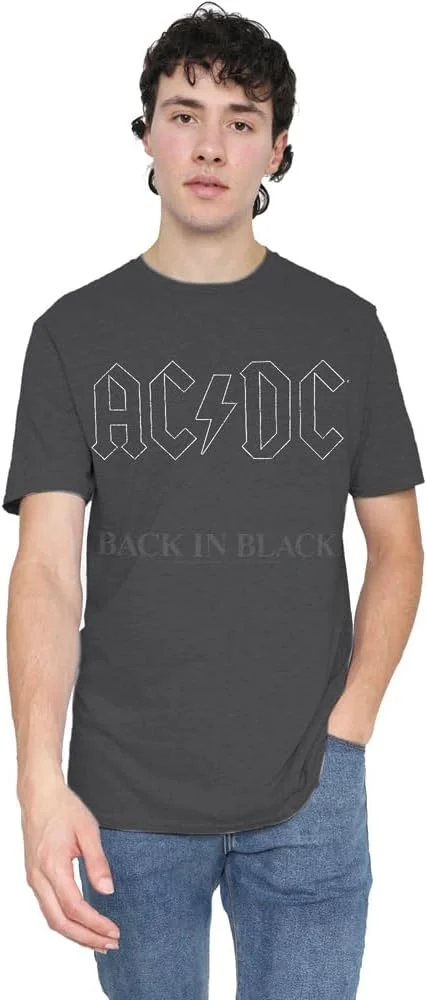 تی شرت آستین کوتاه طرح ACDC برای خانم ها و آقایان