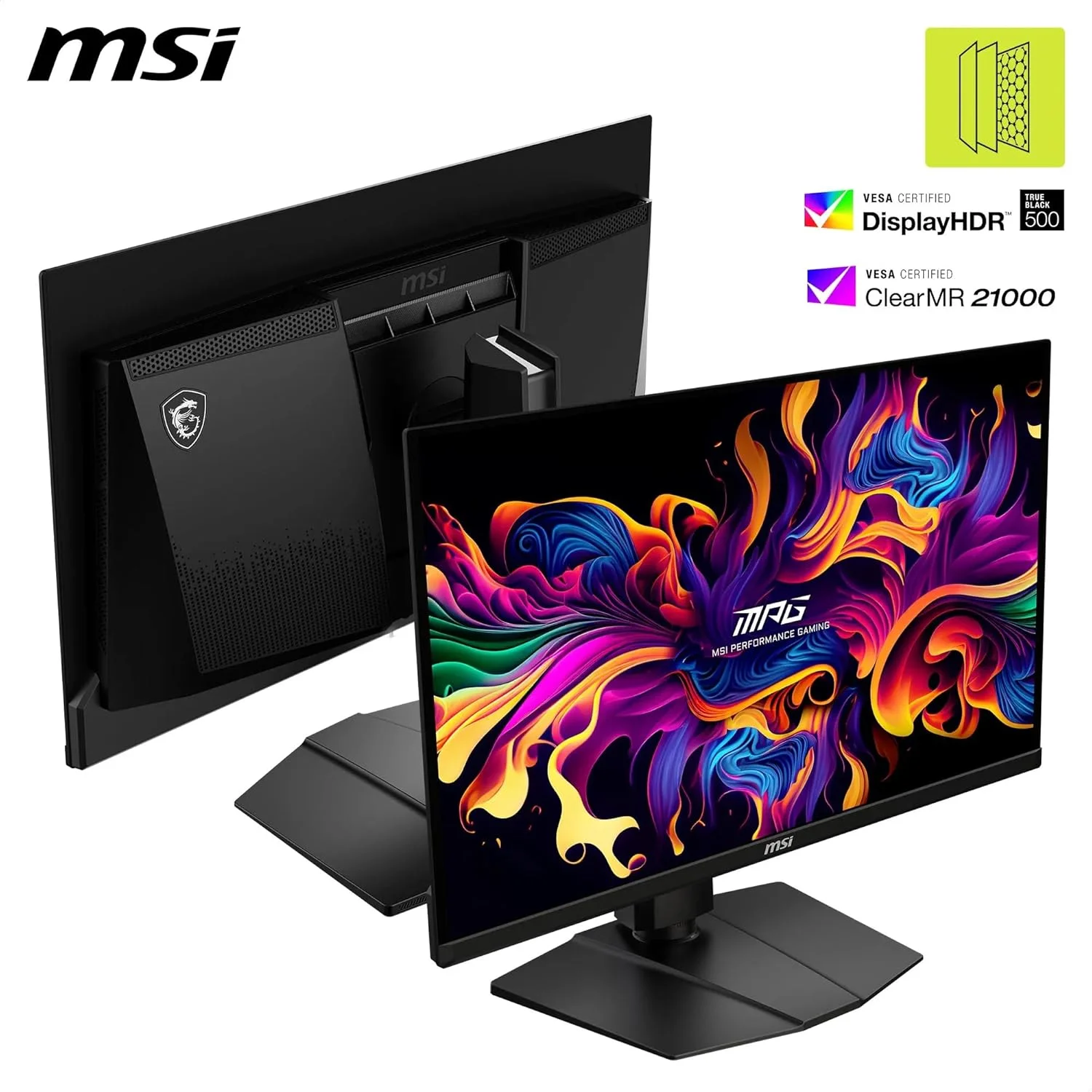 مانیتور گیمینگ MSI MAG 272QP QD-OLED X50: سایز 26.5 اینچ، رزولوشن 2560x1440 (WQHD)، نرخ بروزرسانی 500 هرتز، زمان پاسخگویی 0.03 میلیثانیه، سطح ضد انعکاس، حالت کنسول، نصب VESA با ابعاد 100x100 میلیمتر - مشکی مانیتور گیمینگ MSI MAG 272QP QD-OLED X50: سایز 26.5 اینچ، رزولوشن 2560x1440 (WQHD)، نرخ بروزرسانی 500 هرتز، زمان پاسخگویی 0.03 میلیثانیه، سطح ضد انعکاس، حالت کنسول، نصب VESA با ابعاد 100x100 میلیمتر - مشکی