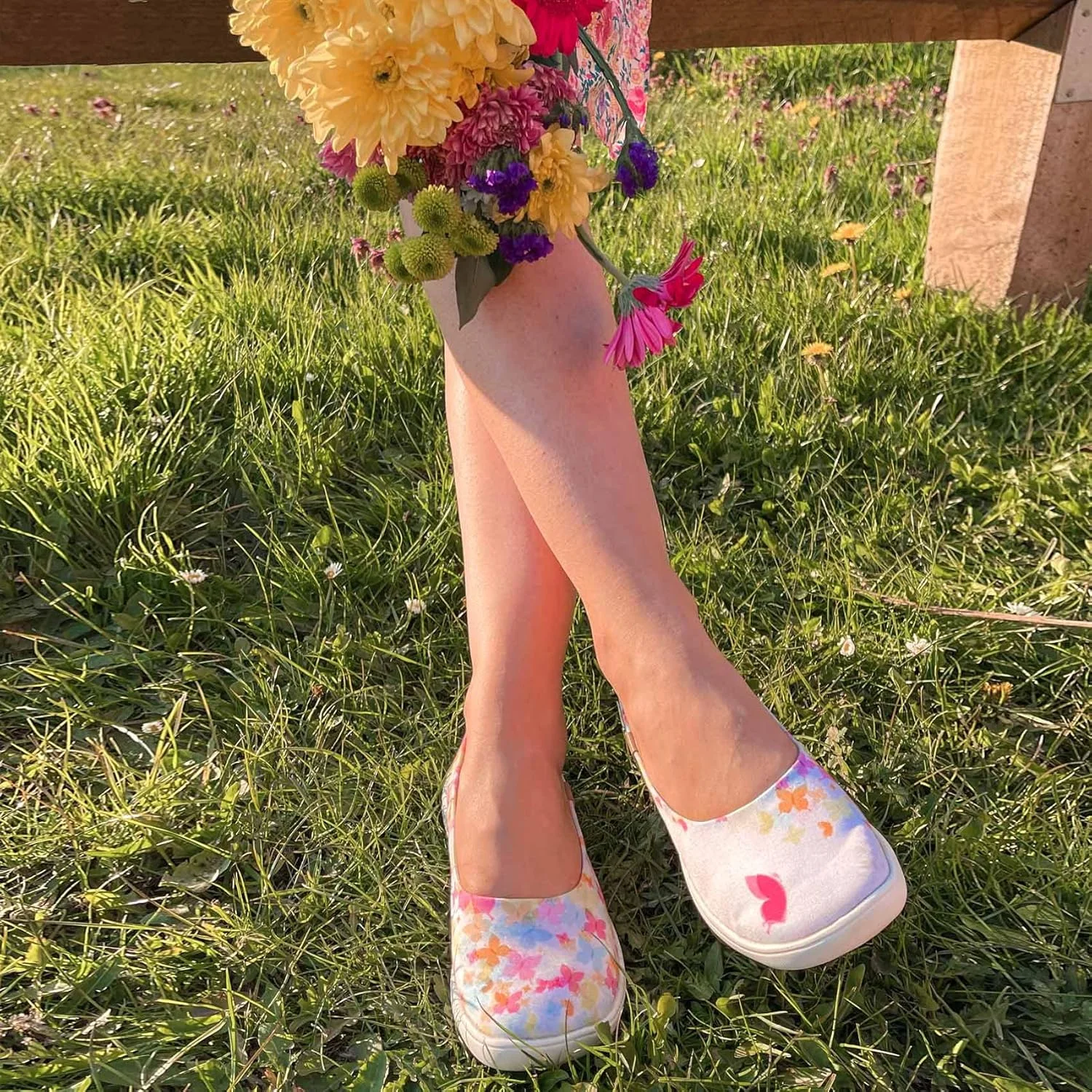 کفش باله زنانه یو آی ان، مدل Slip On، پنجه گرد، مناسب استفاده روزمره و غیر رسمی