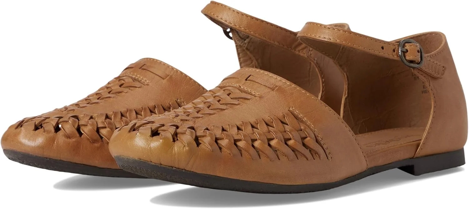 کفش تخت زنانه سی‌شل با رویه چرمی قرمز