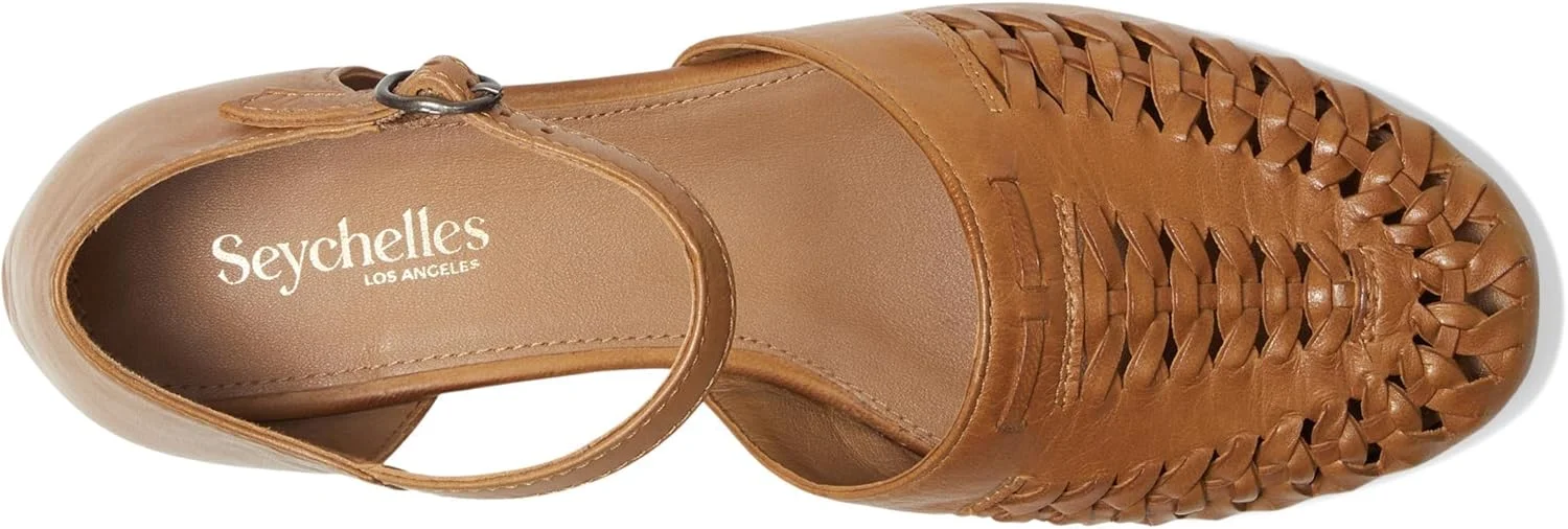 کفش تخت زنانه سی‌شل با رویه چرمی قرمز