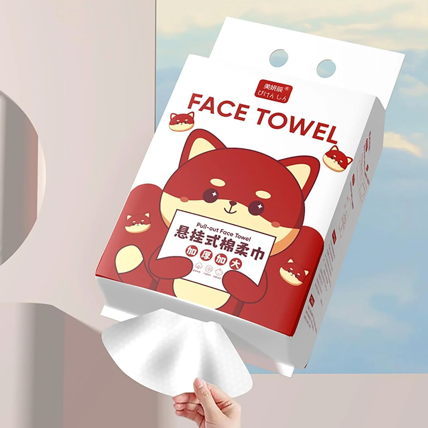 دستمال حوله ای یکبار مصرف پنبه ای صورت، دستمال مرطوب خشک بسیار ضخیم برای پاک کردن آرایش و تمیز کردن، دستمال های نرم برای پوست های حساس، دستمال مرطوب چند منظوره صورت برای مراقبت از پوست، 160 عدد