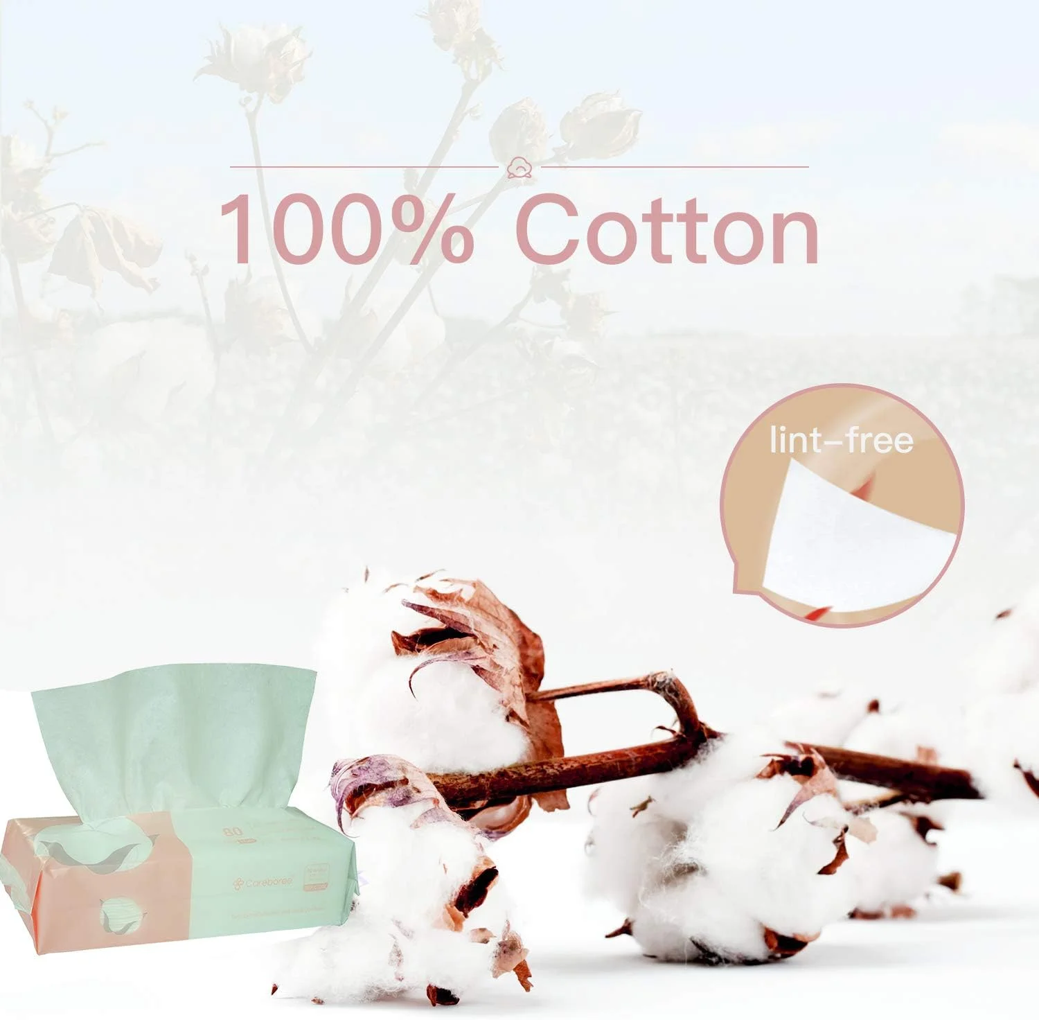 دستمال کاغذی ضخیم پاک کننده آرایش (بسته 3 عددی)