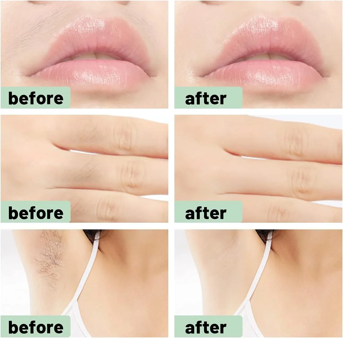 72 عدد نوارهای موم صورت، نوارهای موم صورت برای بانوان، نوارهای موم کوچک برای صورت، ابرو، لب بالا و چانه، 4 بسته دستمال مرطوب صورت