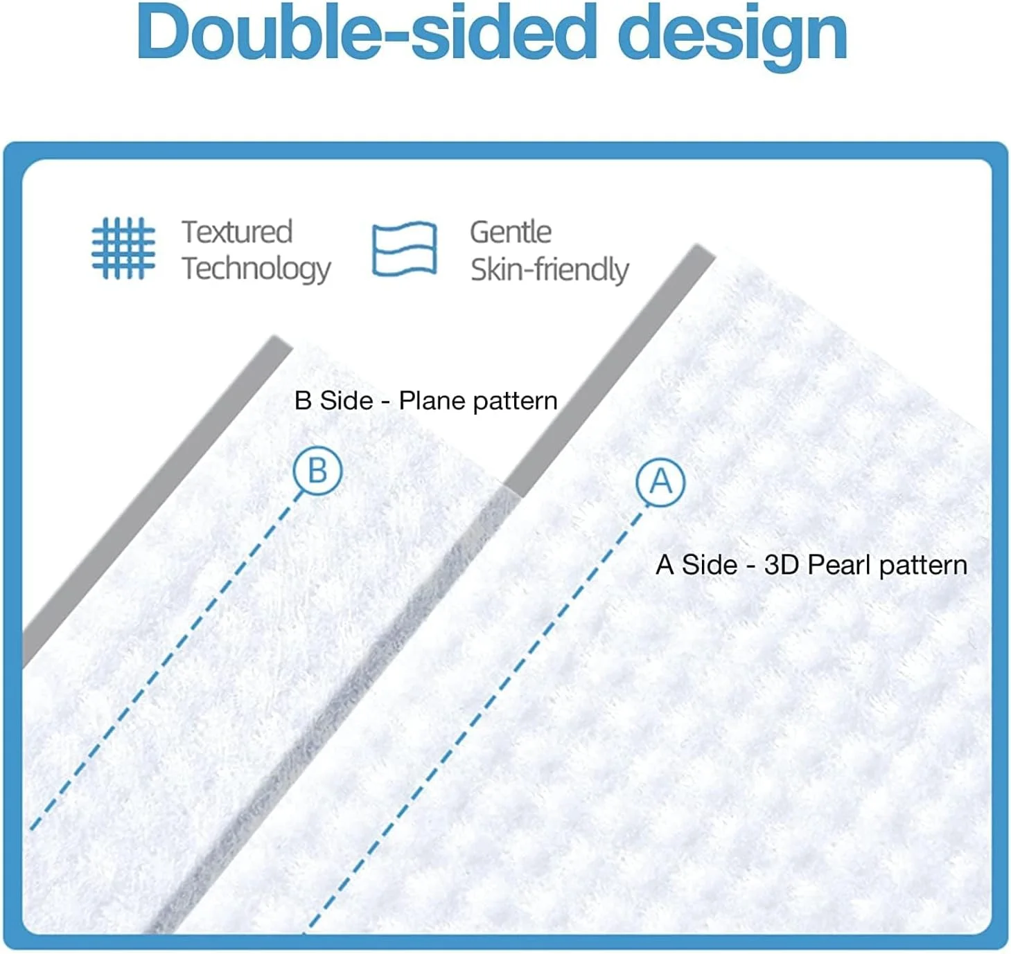 دستمال صورت، دستمال کاغذی پنبه ای یکبار مصرف مرطوب و خشک، دستمال مرطوب خشک کودک بدون عطر، دستمال صورت پنبه ای ضخیم برای شستشوی صورت، مسافرت، مراقبت از کودک، پاک کننده آرایش (300 عدد، بسته 3 عددی)