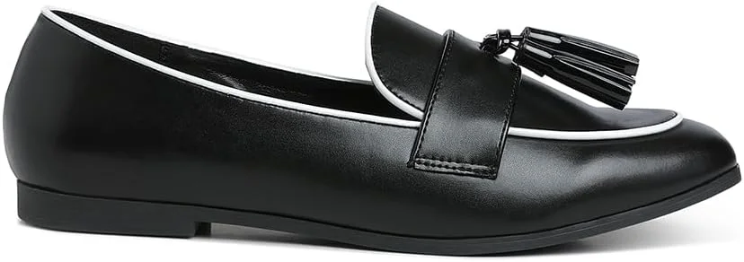 کفش کالج زنانه لاندن رگ، دورنگ با منگوله کفش کالج زنانه لاندن رگ، دورنگ با منگوله