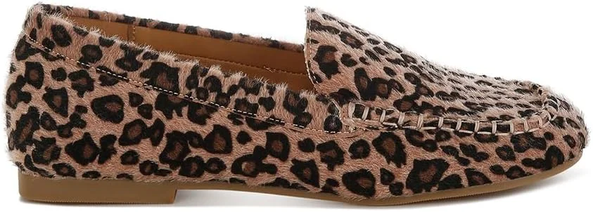 کالج زنانه طرح پلنگی لاندن رگ، سایز 37، پلنگی