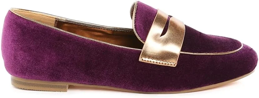 کفش کالج زنانه لندن رگ با بند پنی و جنس مخمل کفش کالج زنانه لندن رگ با بند پنی و جنس مخمل