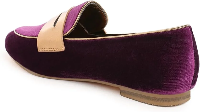 کفش کالج زنانه لندن رگ با بند پنی و جنس مخمل کفش کالج زنانه لندن رگ با بند پنی و جنس مخمل