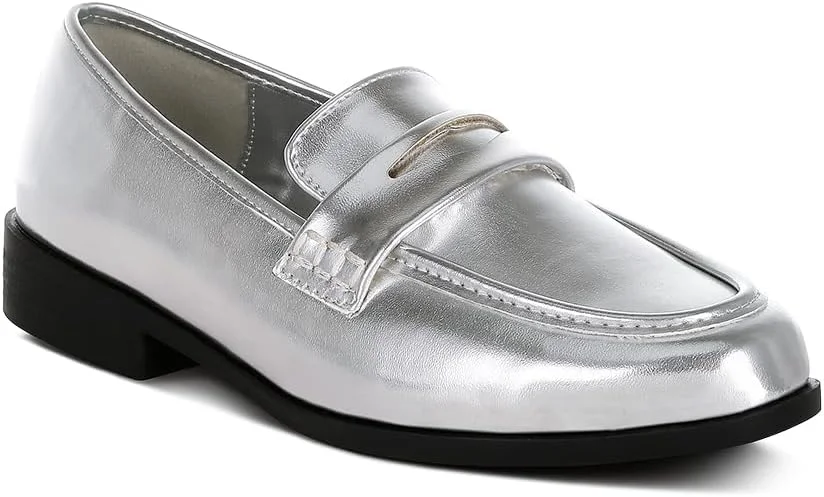 کالج تخت زنانه لاندن رگ، نقره ای، سایز 37، چرم مصنوعی متالیک کالج تخت زنانه لاندن رگ، نقره ای، سایز 37، چرم مصنوعی متالیک