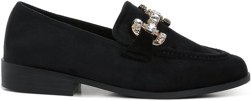 کفش کالج زنانه لاندن رگ با تزیین نگین و سگک فلزی کفش کالج زنانه لاندن رگ با تزیین نگین و سگک فلزی