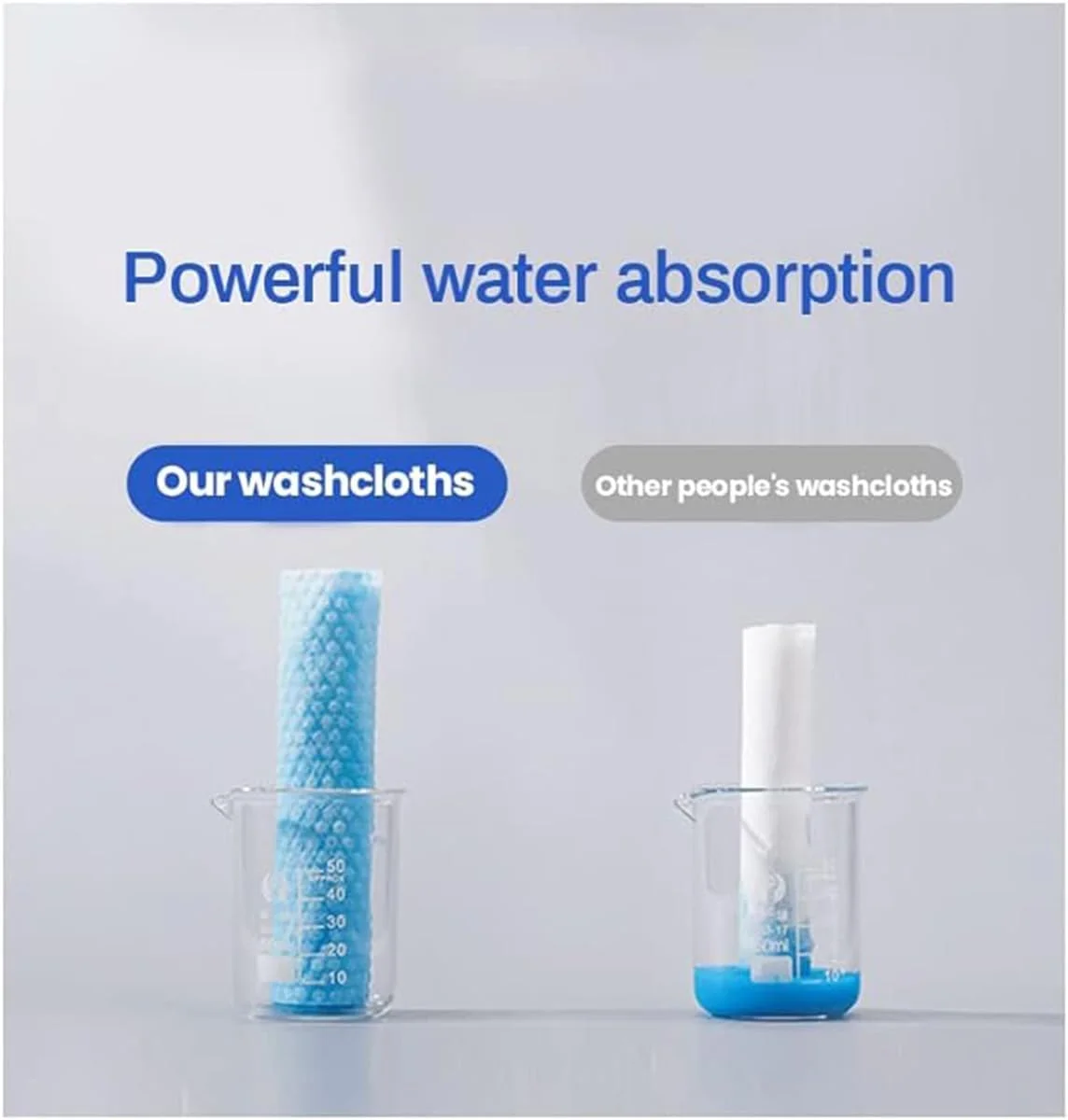 دستمال صورت یکبار مصرف، 2 بسته، دستمال مرطوب صورت 100% پنبه، نرم و بدون پرز، برای پوست حساس، پاک کننده صورت، پاک کننده آرایش، تمیز کننده سطوح (2 بسته (100 عدد در هر بسته))