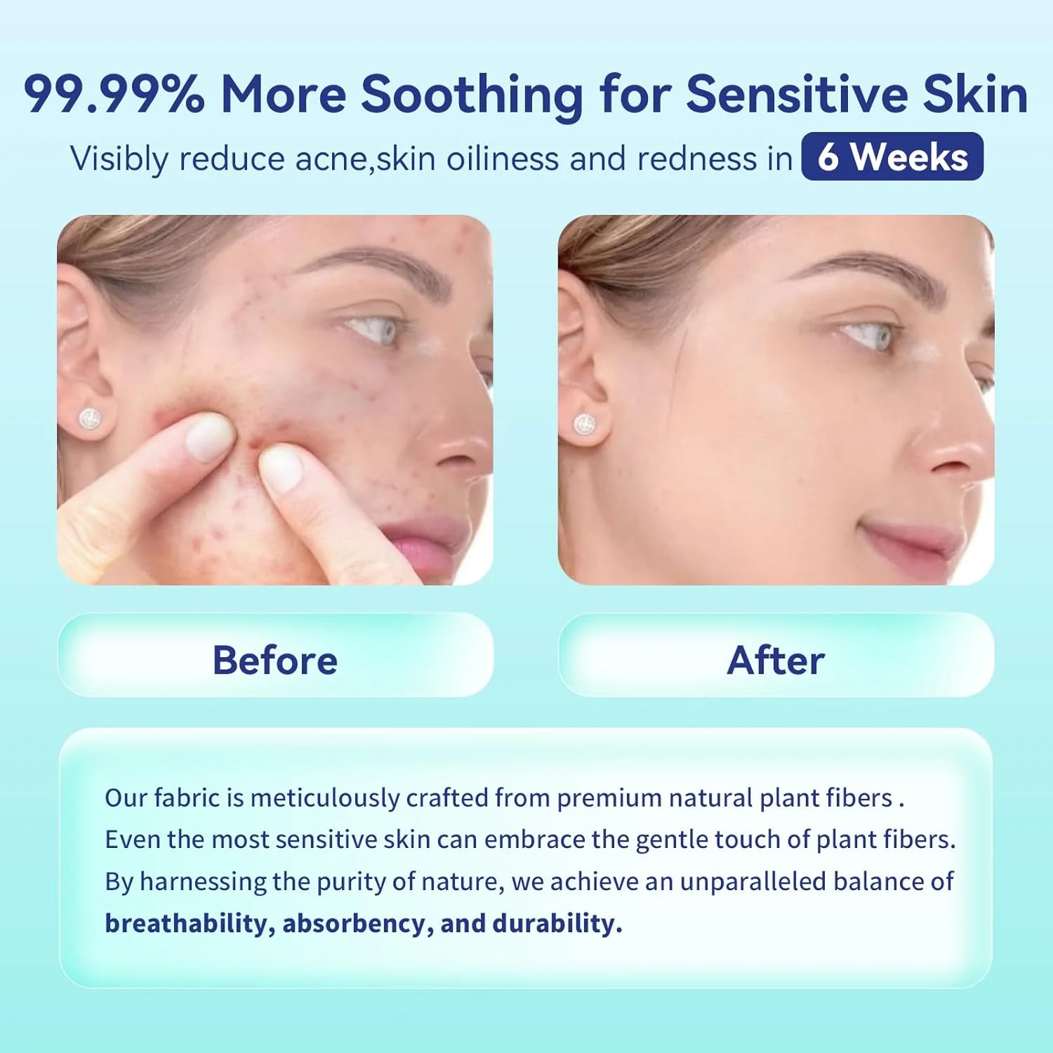 دستمال صورت یکبار مصرف Ditoi، دستمال مرطوب صورت فوق العاده ضخیم XL، دستمال مرطوب صورت بدون پرز برای پاک کردن آرایش و مراقبت ملایم از پوست، 50 عدد، 10"×12"، بافت مرواریدی، سازگار با محیط زیست