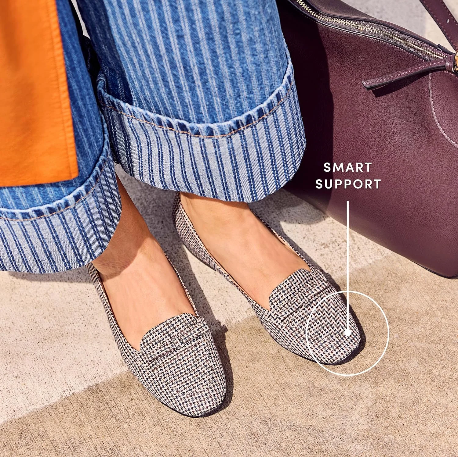 کفش تخت زنانه لافر کلودین LifeStride