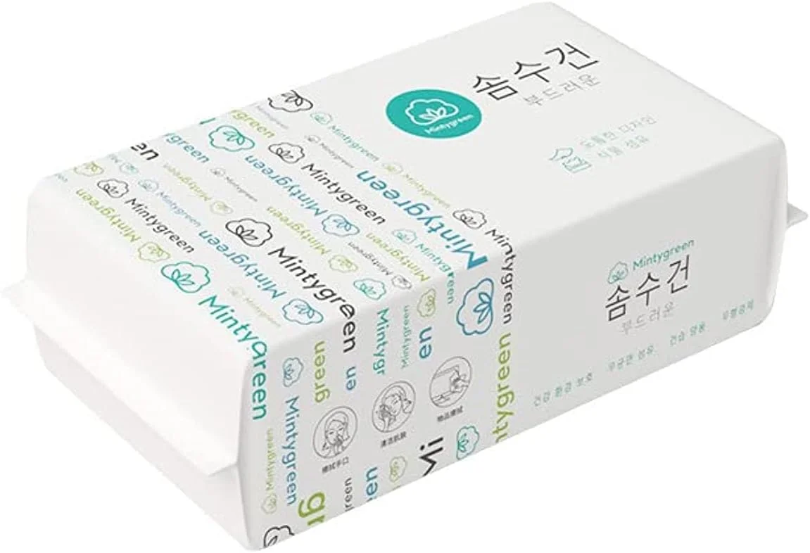 ۱۰۰ عدد دستمال حوله ای یکبار مصرف صورت، دستمال مرطوب خشک پنبه ای فوق العاده نرم و ضخیم برای پوست حساس، دستمال پاک کننده، پاک کننده آرایش، دستمال مرطوب آب